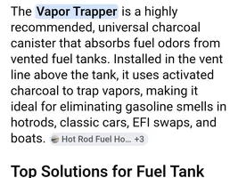 Fuel Smell in Cabin